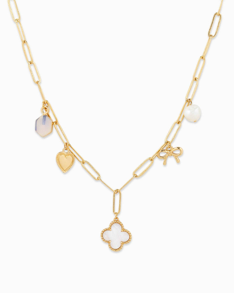 Clover Multi Charm Necklace