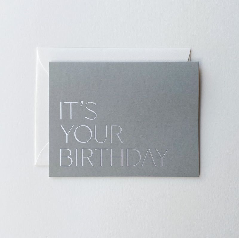 It's Your Birthday No. 21 Card (2 colors)