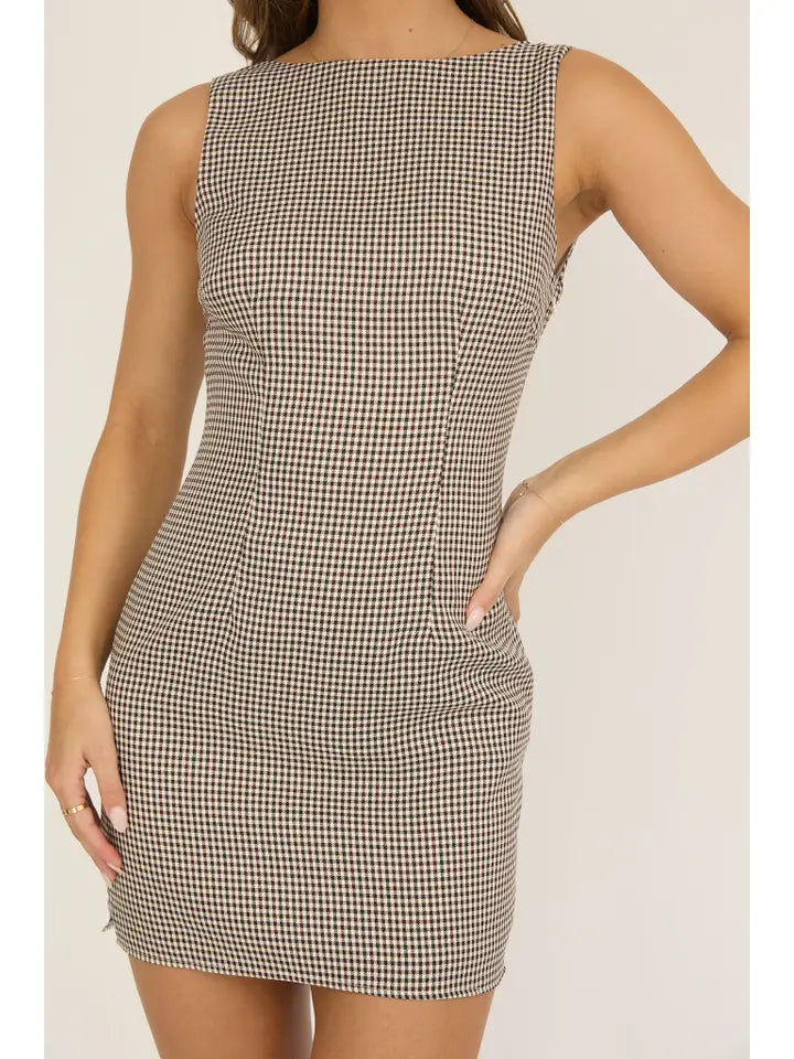 Dylan Gingham Mini Dress