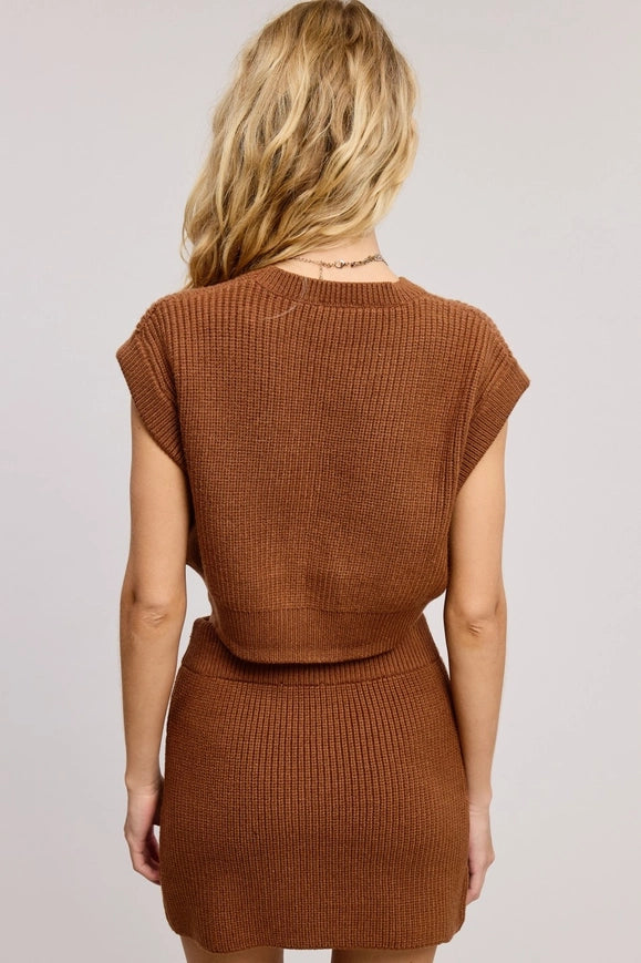 Chestnut Sweater Skirt