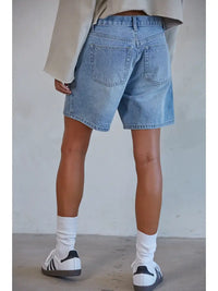 Denim Bermuda Shorts