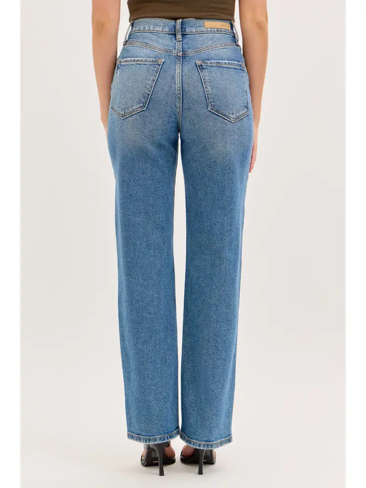Super High Rise Dad Jean