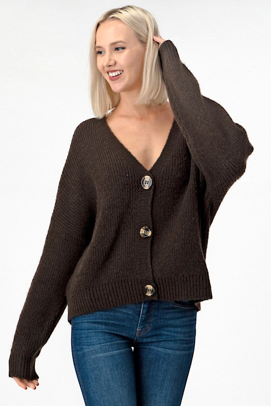 The Leon Cardigan (umber)