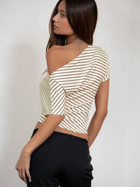 Striped y2k Top - GEORGE-MARY'S