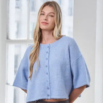 Louise Sweater Cardigan (blue)