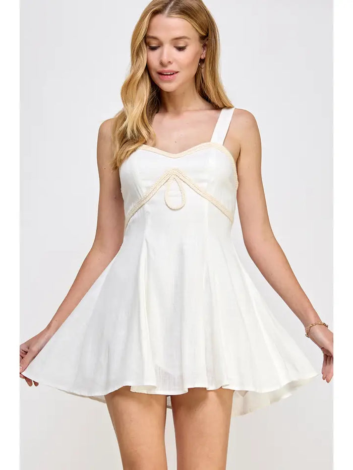 Braided Ivory Dress