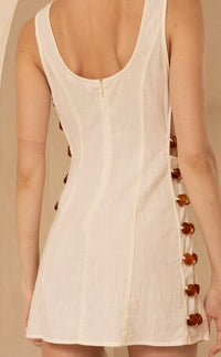 Exuma Linen Bead Dress
