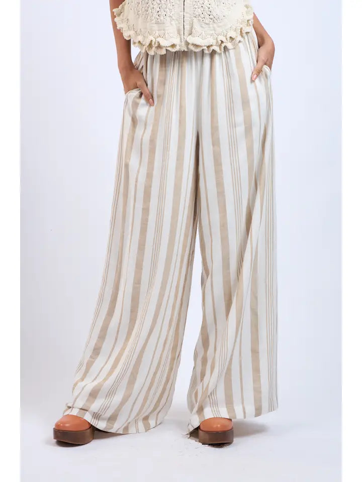 Santorini Striped Pants