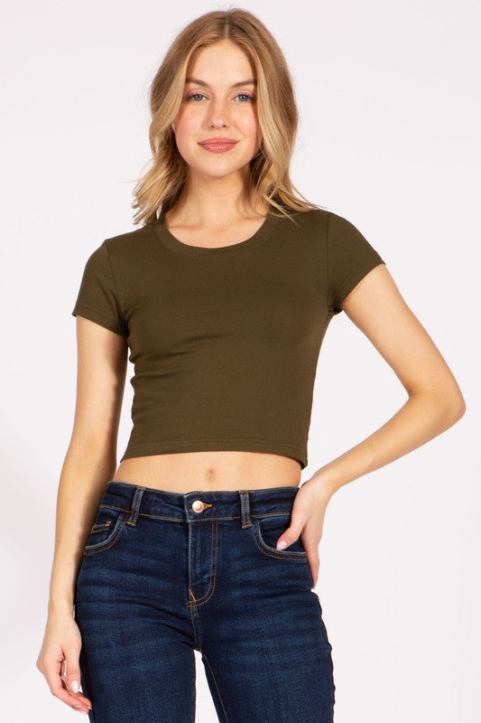 Cropped Baby Tee (2 colors)