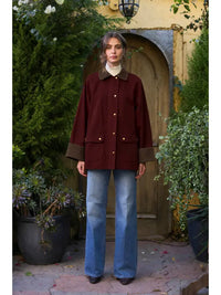Jennings Barn Jacket (oxblood) - GEORGE-MARY'S