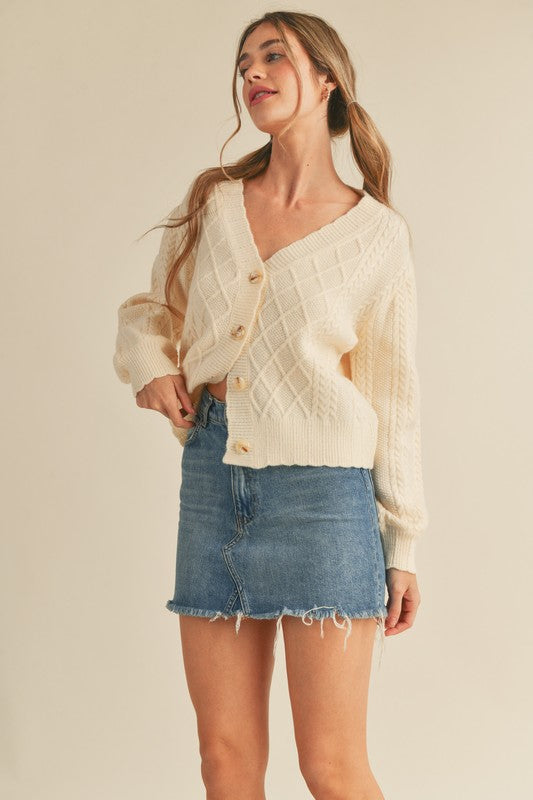 Cable Knit Cardigan