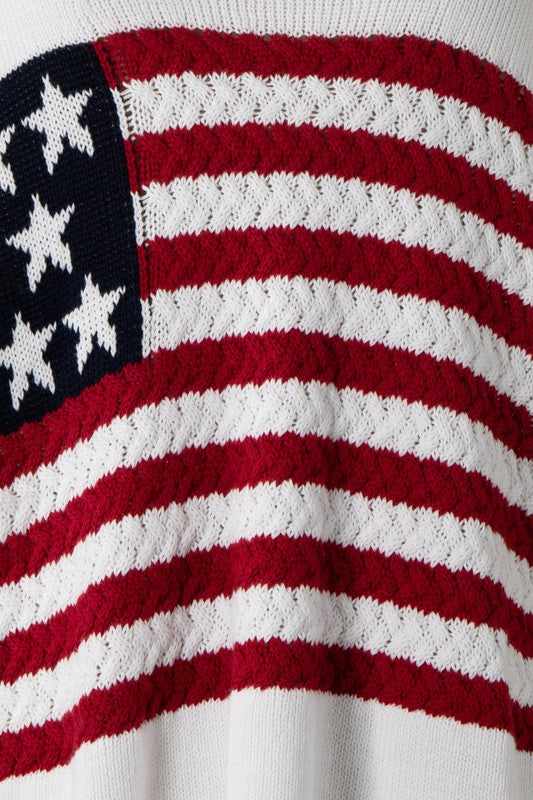 American Flag Sweater