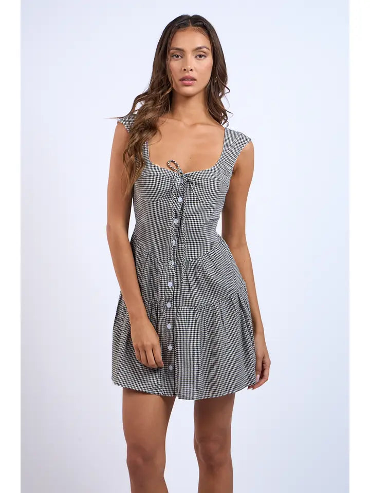 Gingham Mini Dress