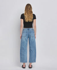 Tingle High Rise Barrel Jeans