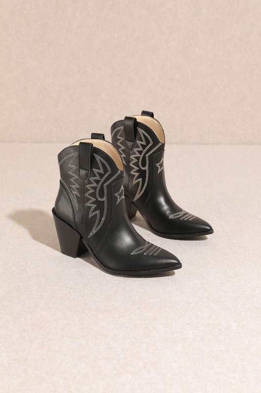 Nina Western Boot (black)