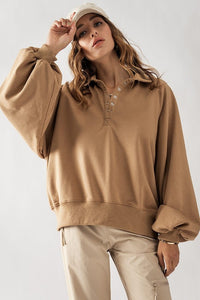 College Prep Sweatshirt (chestnut) - GEORGE-MARY'S