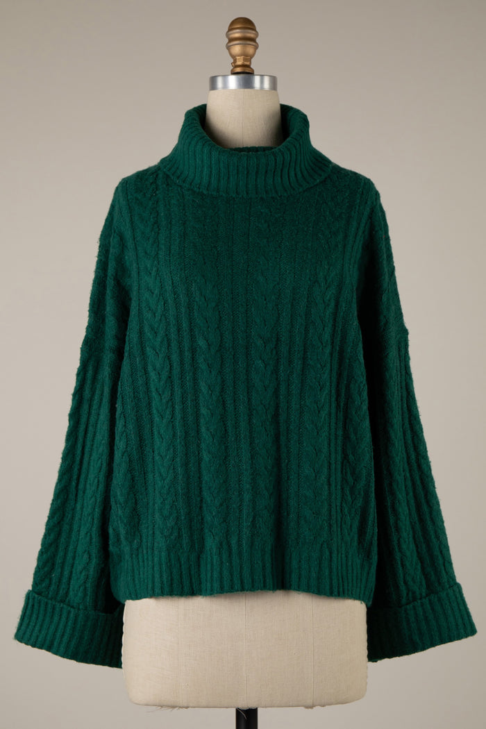 Hunter Cable Sweater (hunter)