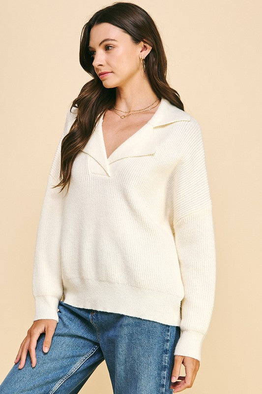 The Knox Collared Sweater
