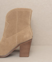 Harmony Khaki Suede Bootie