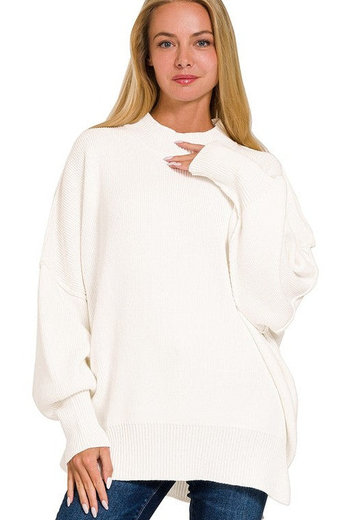 BEST SELLER The Oliver Sweater (white)