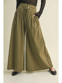 The Pintuck Pants (olive)
