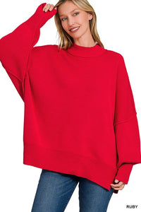 The Oliver Sweater (ruby)