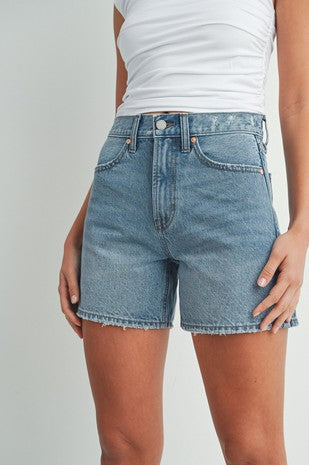 Longer Length Denim Short