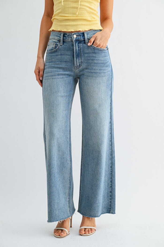 Lawson Wide Leg Denim