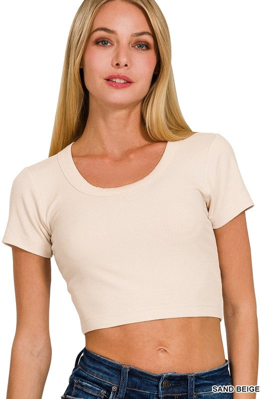 Ribbed Baby Tee (4 colors)