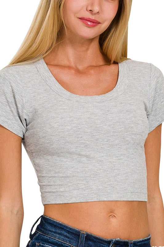 Ribbed Baby Tee (4 colors)