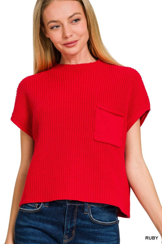 Everyday Sweater Vest (ruby)