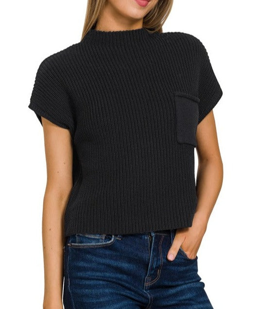 Summer Sweater Vest (black)