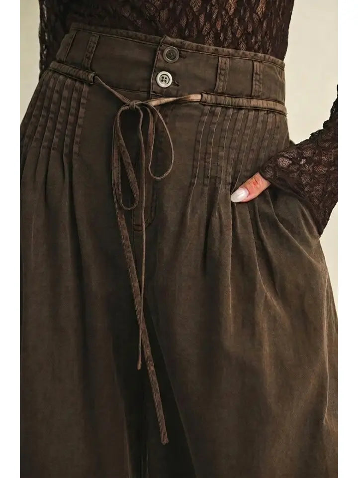 Monroe Pleated Palazzo Pants