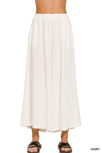 Driftwood Linen Pants (white) - GEORGE-MARY'S