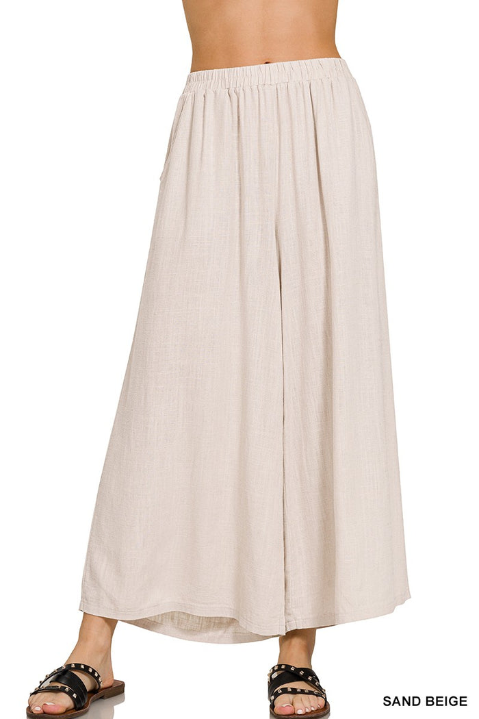 Driftwood Linen Pants (sand beige) - GEORGE-MARY'S