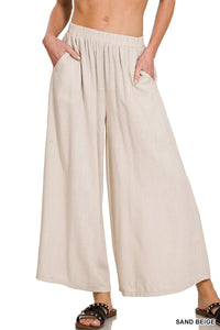Driftwood Linen Pants (sand beige) - GEORGE-MARY'S