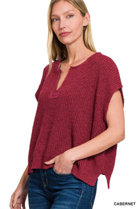 Splitneck Top (black)