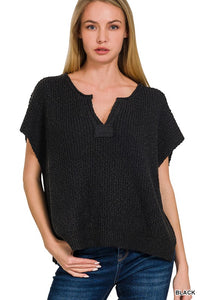 Splitneck Top (black)