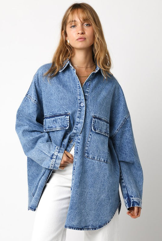 Finley Denim Shacket