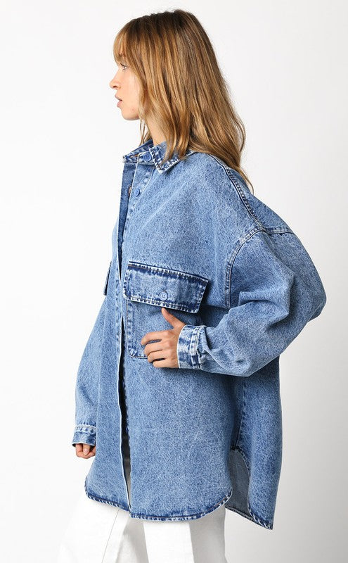 Finley Denim Shacket