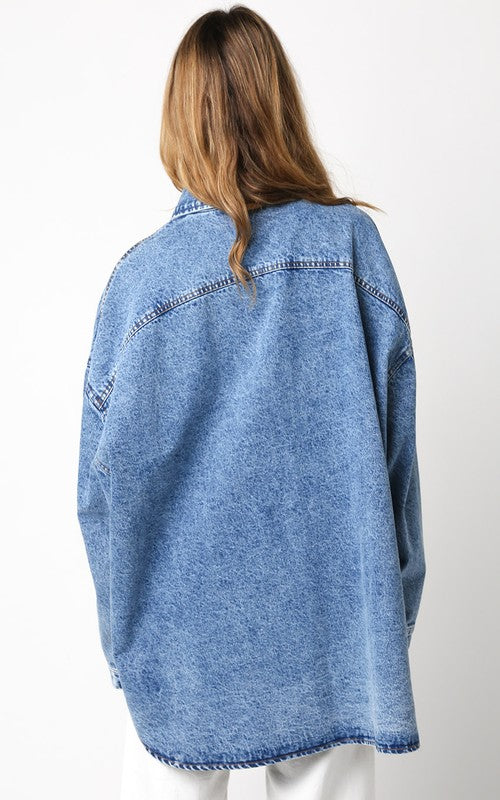 Finley Denim Shacket