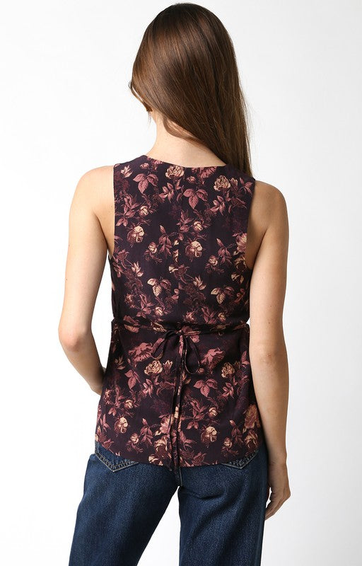 Pamela  Brown Floral Top