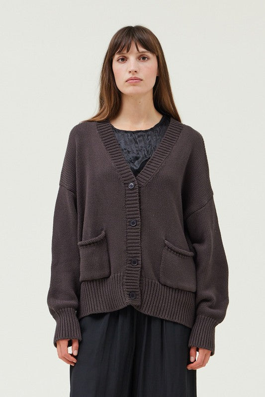 Manchester Knit Cocoa Cardigan