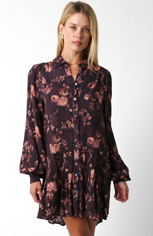 Annie Brown Floral Mini Dress