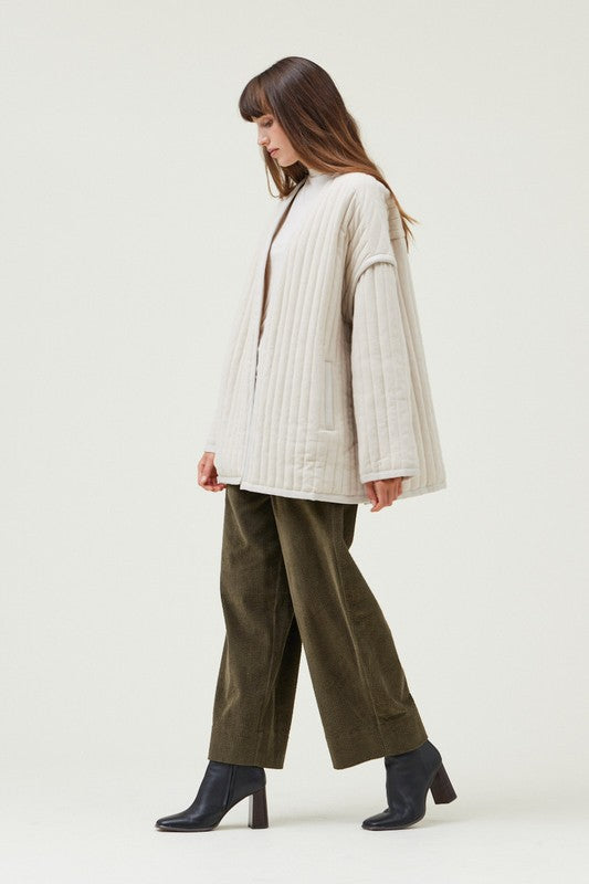 York Ribbed Cardigan