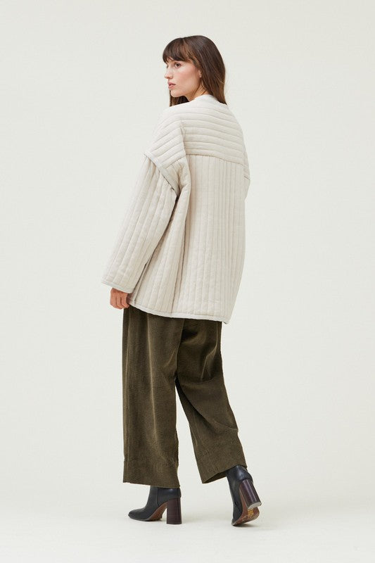 York Ribbed Cardigan