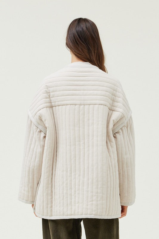 York Ribbed Cardigan