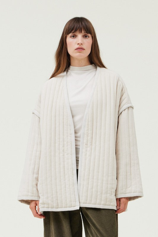 York Ribbed Cardigan