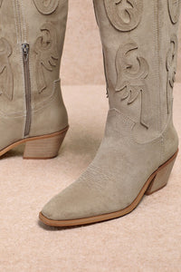 The Audrey Western Boot (khaki)