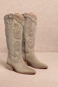 The Audrey Western Boot (khaki)